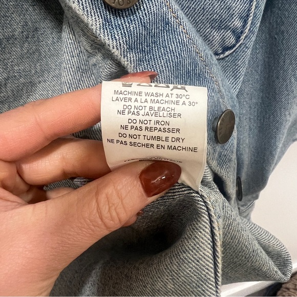 Retrofete Doreen Shirt Jacket Blue Denim size xs - Picture 9 of 14